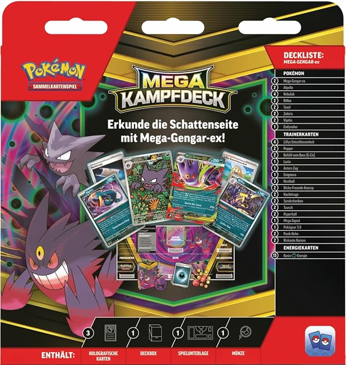 Pokémon - Mega-Kampfdeck Mega-Gengar-EX - Deutsch
