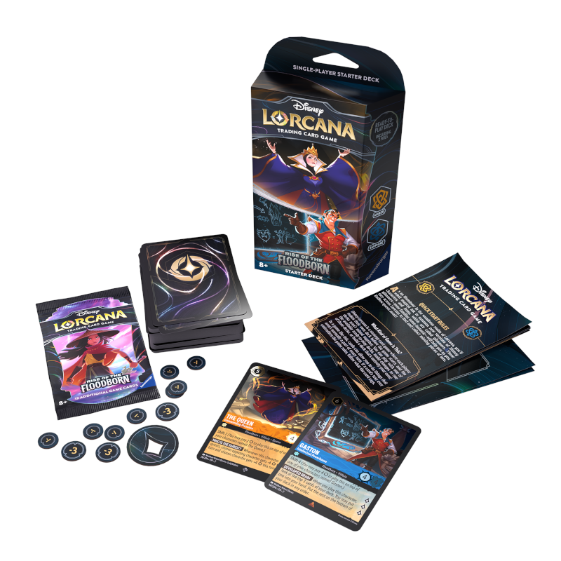 Lorcana - Rise of the Floodborn - Starter Deck - Bernstein & Sapphir - Englisch