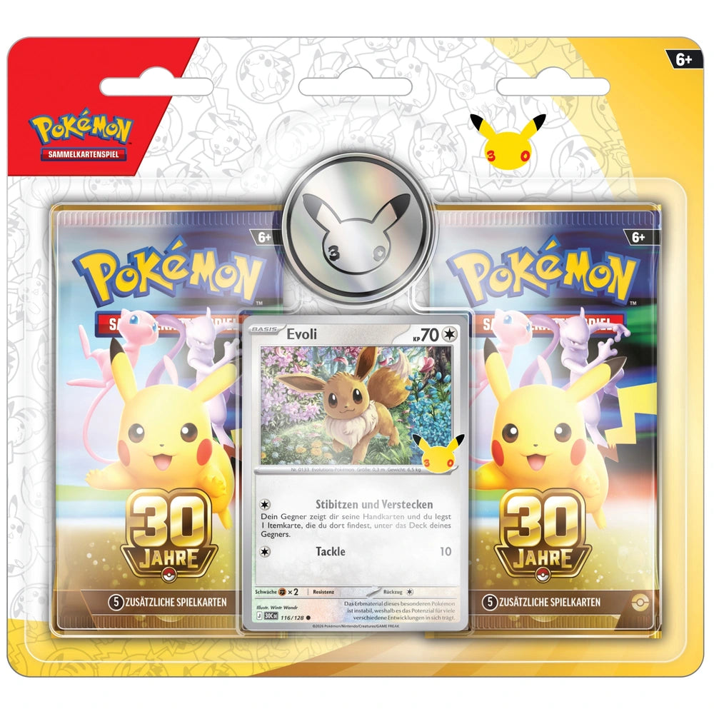 Pokémon - 30 Jahre - 2-Pack-Blister - Deutsch