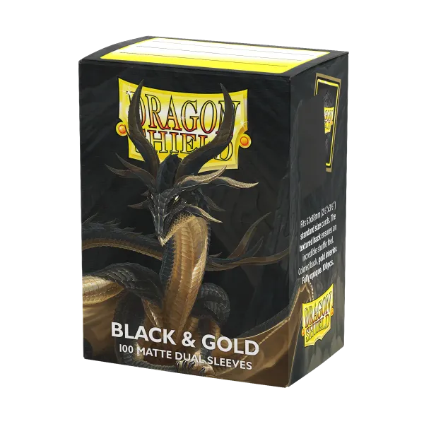 Dragon Shield - Black & Gold - Standard Sleeves