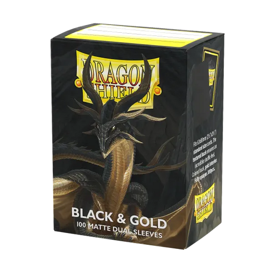 Dragon Shield - Black & Gold - Standard Sleeves