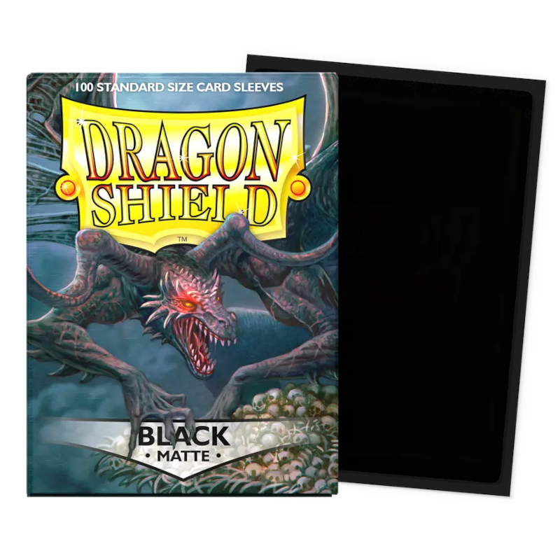 Dragon Shield - Matte Black - Standard Sleeves