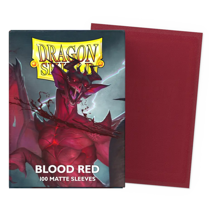 Dragon Shield - Matte Blood Red - Standard Sleeves