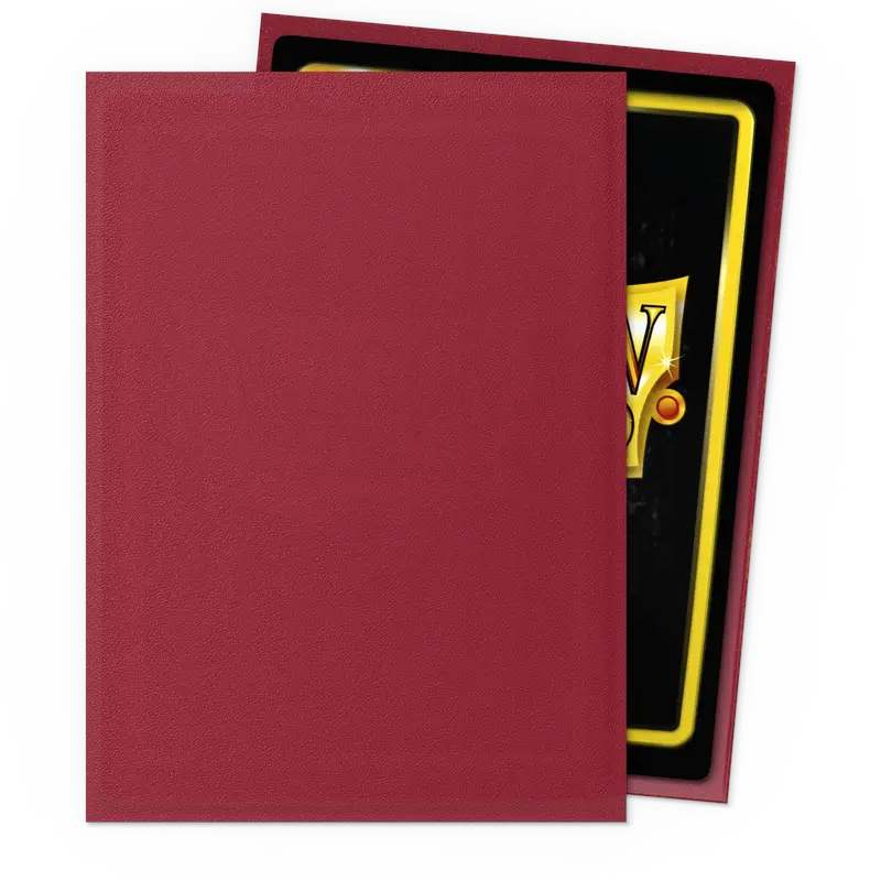 Dragon Shield - Matte Blood Red - Standard Sleeves