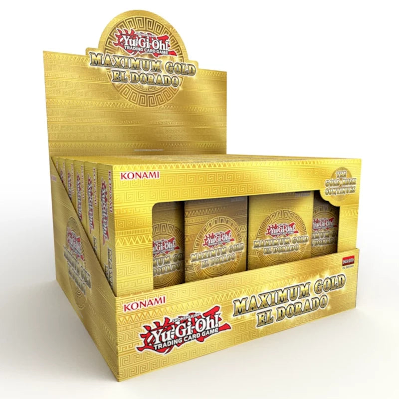 Yu-Gi-Oh! Maximum Gold EL Dorado Booster Box: 5 Mini-Boxes (20 Total Booster Packs) - Englisch