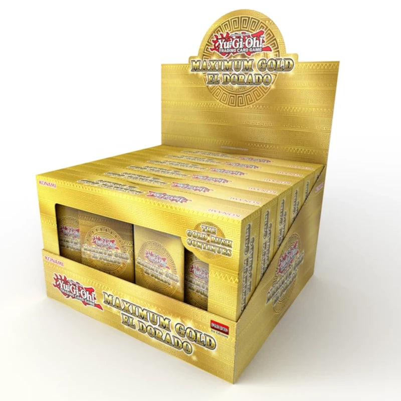 Yu-Gi-Oh! Maximum Gold EL Dorado Booster Box: 5 Mini-Boxes (20 Total Booster Packs) - Englisch