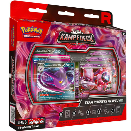 Pokémon - Team Rockets Mewtu-ex Liga-Kampfdeck - Deutsch