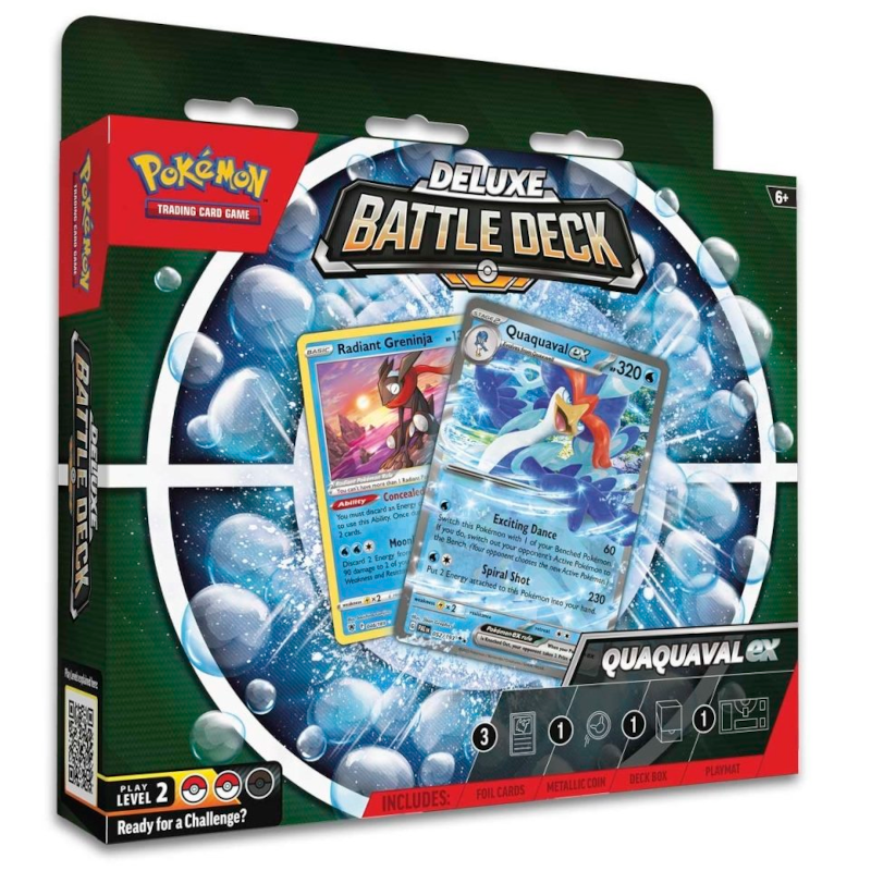 Pokémon - Quaquaval ex Deluxe Battle Deck - Englisch