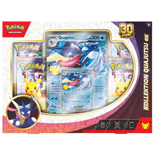 Pokémon - 30 Jahre - Quajutsu EX Kollektion - Deutsch