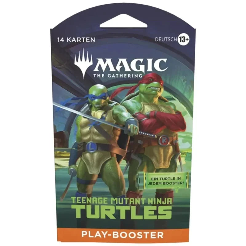 MTG - Teenage Mutant Ninja Turtles - Sleeved Play Booster Pack - Deutsch