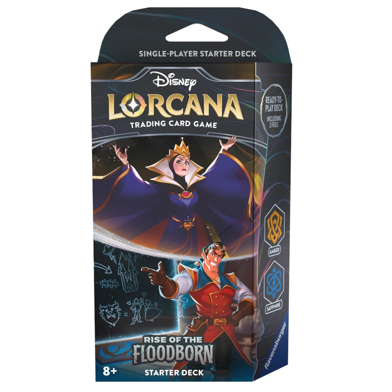 Lorcana - Rise of the Floodborn - Starter Deck - Bernstein & Sapphir - Englisch
