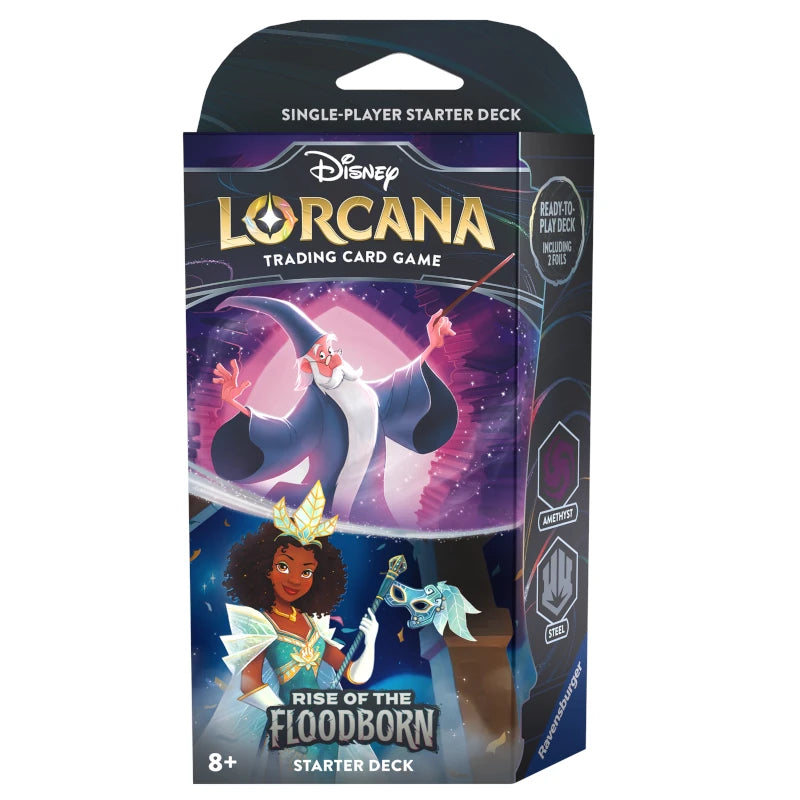 Lorcana - Rise of the Floodborn - Starter Deck Amethyst & Stahl - Englisch