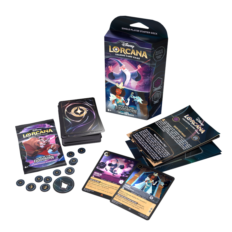 Lorcana - Rise of the Floodborn - Starter Deck Amethyst & Stahl - Englisch