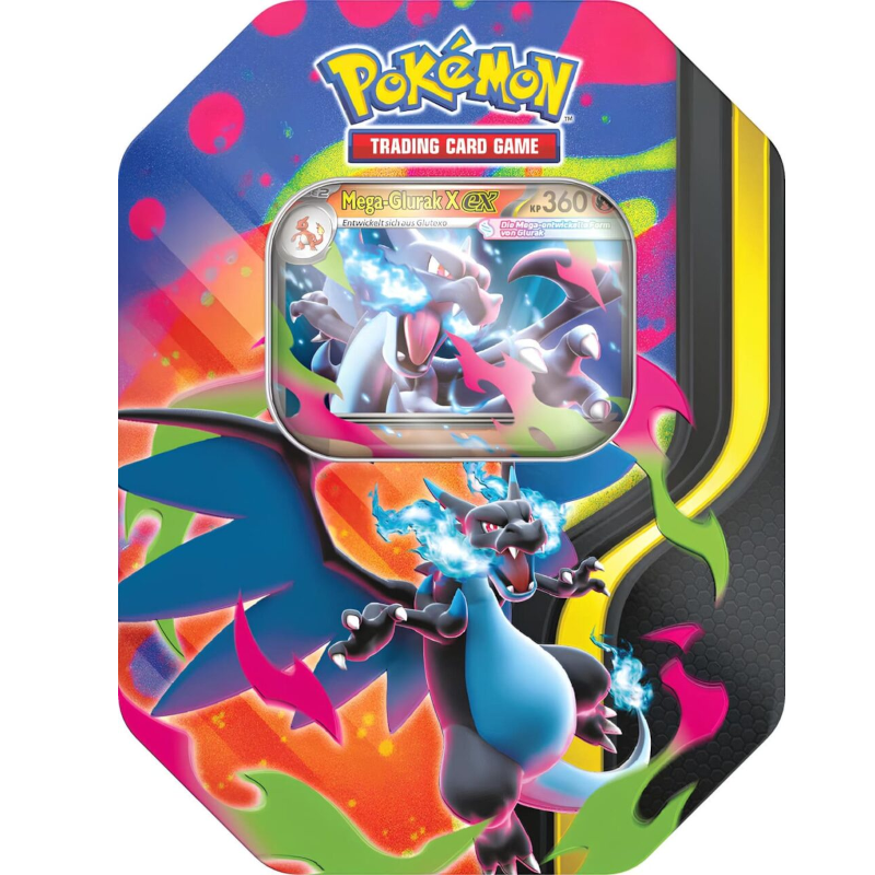 Pokémon - Tin Mega-Glurak-X - Deutsch