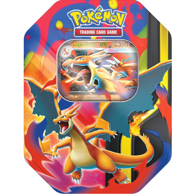 Pokémon - Tin Mega-Glurak-Y - Deutsch