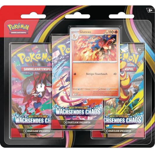 Pokémon - ME04 3-Pack-Blister - Deutsch