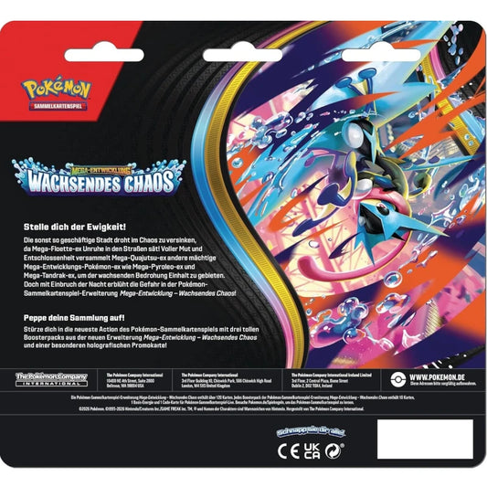 Pokémon - ME04 3-Pack-Blister - Deutsch